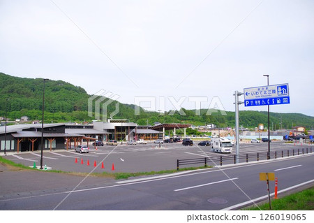 Panoramic view of Iwate Kitasanriku Roadside Station, Iwate 126019065