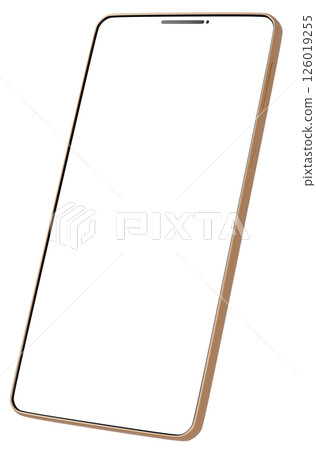 3D 材質_智慧型手機_黃色 3D 材質_智慧型手機_黃色 126019255