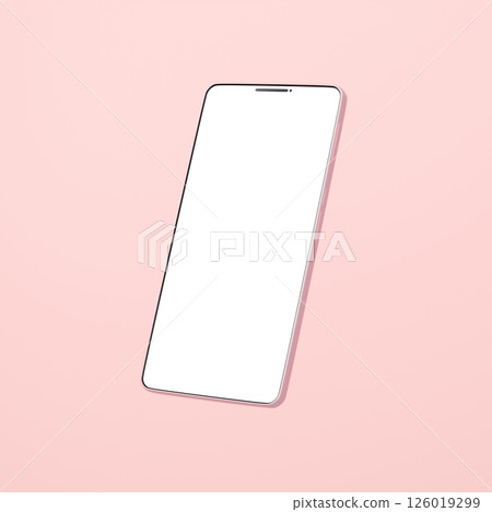 3D material_smartphone_pink 126019299