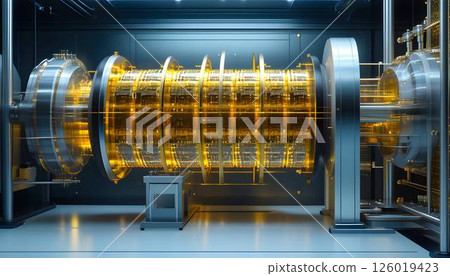 Image of a superconducting quantum computer 126019423