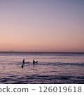 Relaxing at dusk 126019618