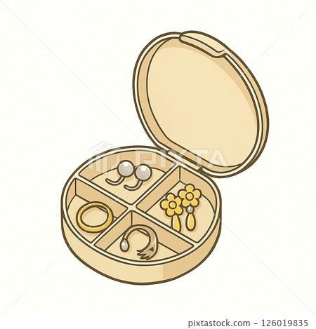 珠寶盒配件/廢品/簡單繪圖生成AI 126019835