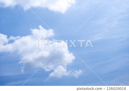 Early summer sky May Summer Early summer Blue sky Material [Tokyo] 126020018