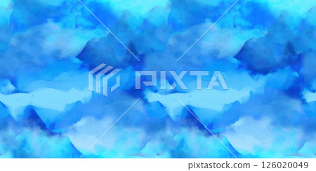 淺藍色水彩背景紋理 |抽象、柔軟、藝術材料 126020049
