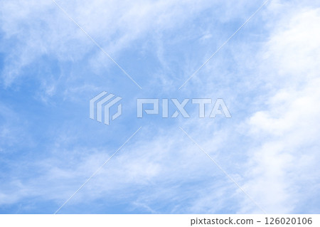 Early summer sky May Summer Early summer Blue sky Material [Tokyo] 126020106