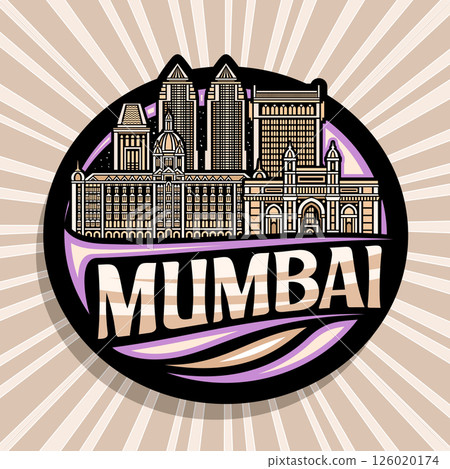 Vector logo for Mumbai Vector logo for Mumbai 126020174