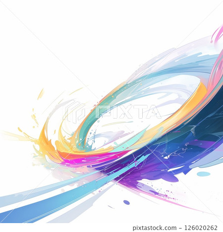 具有充滿活力的色彩漩渦的圓形的抽象的背景 具有充滿活力的色彩漩渦的圓形的抽象的背景 126020262
