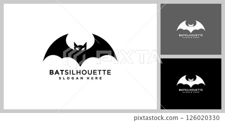 bat silhouettes animal vector design bat silhouettes animal vector design 126020330