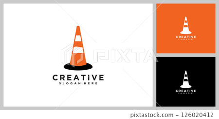 Cone Protection Road Roadblock Stop Warning 126020412