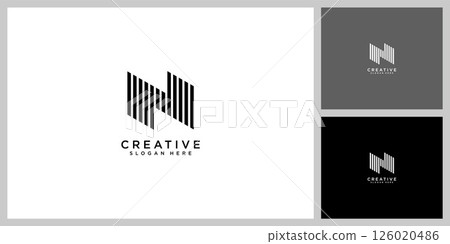 initial letter n logo vector design initial letter n logo vector design 126020486
