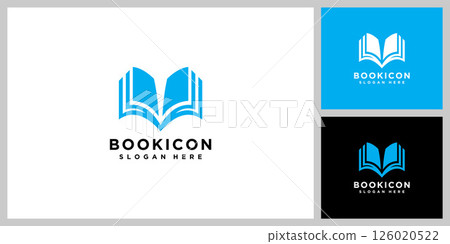 open book logo vector design template open book logo vector design template 126020522
