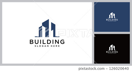 building icon vector design template 126020640