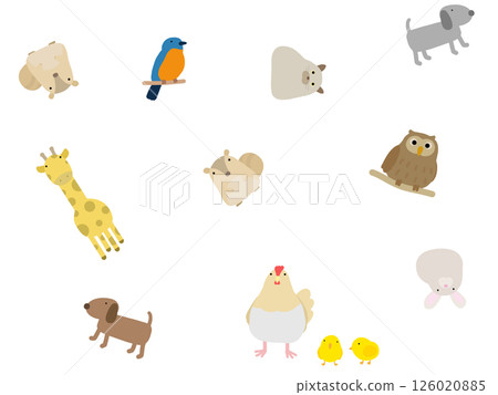 Animal seamless pattern A-1 126020885