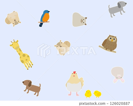 Animal seamless pattern A-2 Animal seamless pattern A-2 126020887