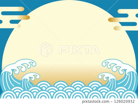 Ocean Waves Seigaiha Sunrise New Year's Day New Year's Greetings Japanese Style Japanese Pattern Japanese Painting Modern Background Frame Design Illustration Ocean Waves Seigaiha Sunrise New Year's Day New Year's Greetings Japanese Style Japanese Pattern Japanese Painting Modern Background Frame Design Illustration 126020932