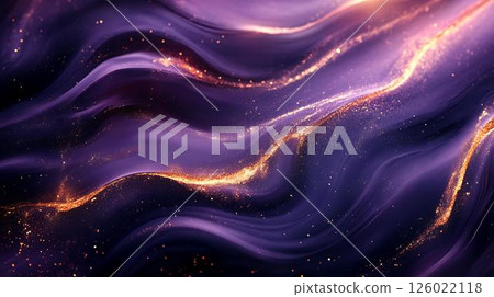3d rendering of abstract red and pink curved lines 126022118
