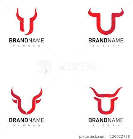 letter u bull design logo and symbol icon 126022738