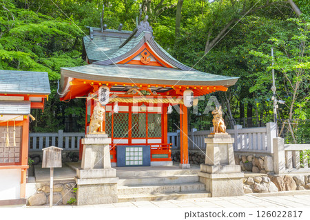 Ebisu Shrine, located within the grounds of Ikuta Shrine Ebisu Shrine, located within the grounds of Ikuta Shrine 126022817