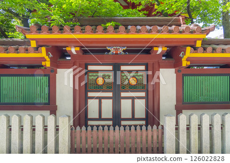 Ikuta Shrine rear worship hall 126022828