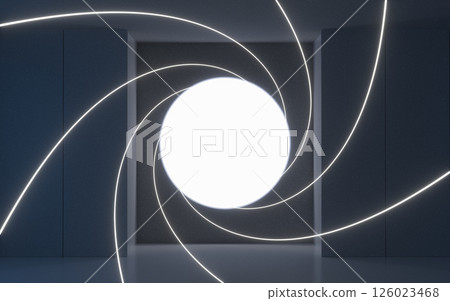 creative, glow, modern 126023468