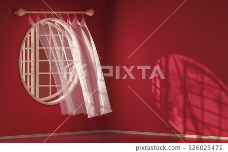 wave, tulle, blowing 126023471