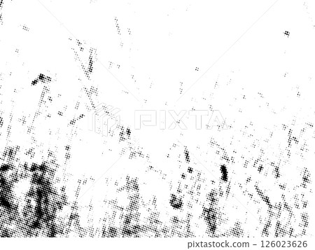 Black and white grunge. Distress overlay texture. Abstract surface dust and rough dirty wall background concept. Distress illustration simply place over object to create grunge effect. Vector EPS10. 126023626
