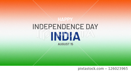 The background is in the colors of the Indian flag with a grainy texture The background is in the colors of the Indian flag with a grainy texture 126023965