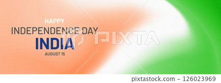 The background is in the colors of the Indian flag with a grainy texture The background is in the colors of the Indian flag with a grainy texture 126023969