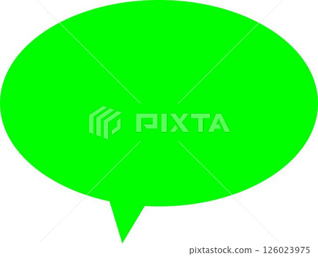 簡單的綠色氣泡 126023975