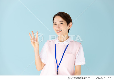 圍裙的女人，護理員，幼稚園老師，醫務人員，3 126024066