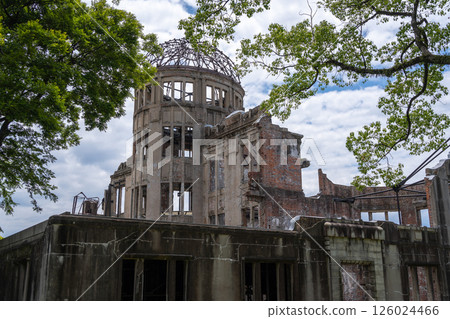 Genbaku Dome ruins at Hiroshima Peace Memorial, Japan 126024466