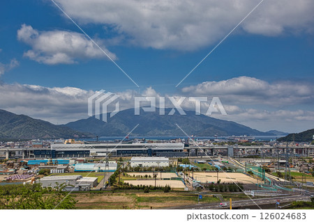JR敦賀站及敦賀灣的景色 JR敦賀站及敦賀灣的景色 126024683
