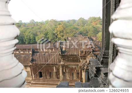View of Cambodia's treasure, Angkor Wat's Third Corridor View of Cambodia's treasure, Angkor Wat's Third Corridor 126024935