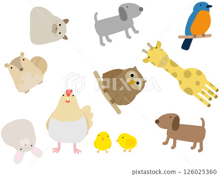 動物無縫圖案B-1 126025360