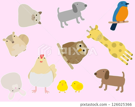 Animal seamless pattern B-4 126025366