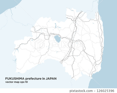 日本福島縣簡單路線圖 日本福島縣簡單路線圖 126025396