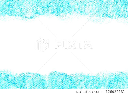 Light blue crayon touch background 126026381