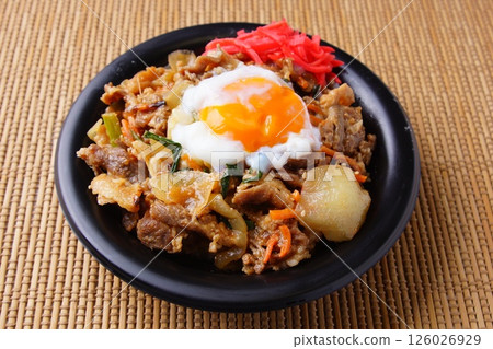 Bulgogi rice bowl bento Bulgogi rice bowl bento 126026929