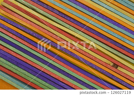 Colorful craft sticks Colorful craft sticks 126027119