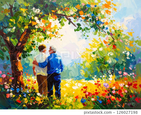 父親節橫幅特輯 - 傳單和部落格可帶或不帶文字 126027198