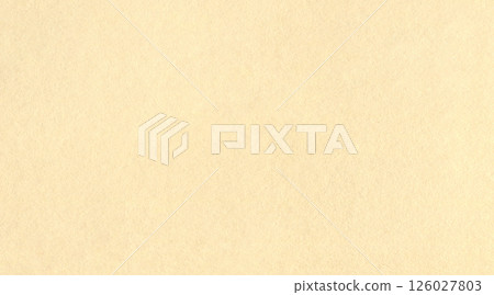 Beige, creamy, pale, ecru paper texture background. Real paper canvas for DIY projects, scrapbooking and collage 126027803
