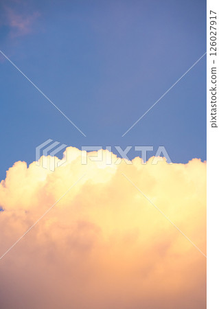 nature and landscape concept with twilight sky after sunset 126027917