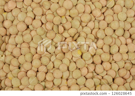 Dry green lentils Dry green lentils 126028645