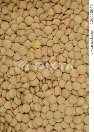 Dry green lentils Dry green lentils 126028646