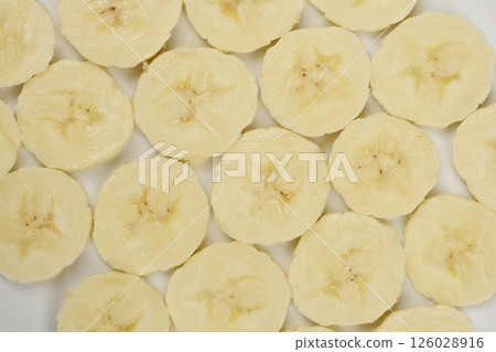 Banana slices Banana slices 126028916