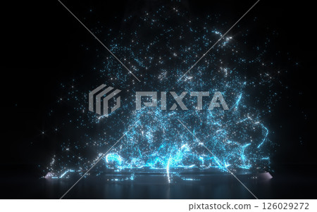 beam, electric, burst 126029272