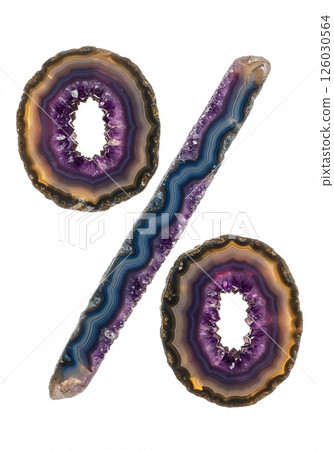 Crystalline Amethyst Geode Letter Typography percentage Crystalline Amethyst Geode Letter Typography percentage 126030564
