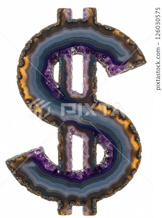 Crystalline Amethyst Geode Letter Typography USD Crystalline Amethyst Geode Letter Typography USD 126030575