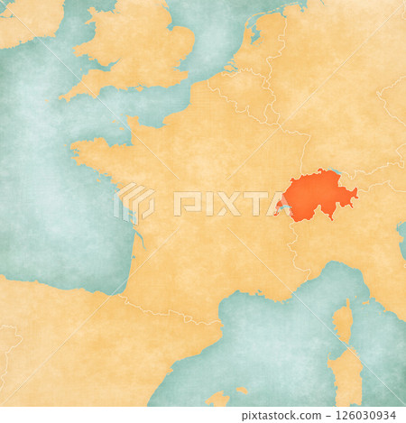 Map of France - Switzerland Map of France - Switzerland 126030934