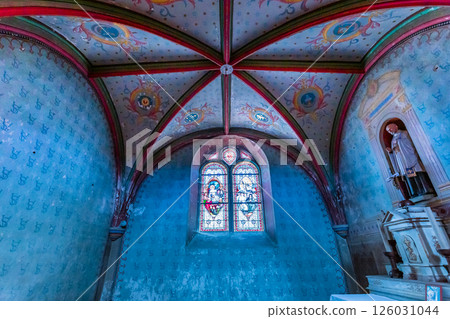 interiors  of the Saint Pierre church, Marennes, France 126031044